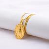 Retro Charm Trend Men Women Stainless Steel Hypoallergenic Plating Gold Virgin Mary Necklaces