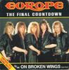 7-дюймовая пластинка EUROPE The Final Countdown A7121 Epic 1986 UK Rock Б/у