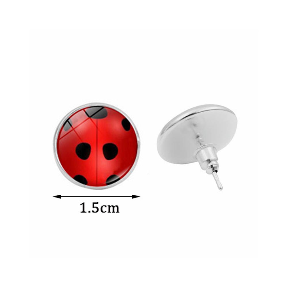 1 Set Cute Red Ladybug Set Good Luck Ladybug Jewelry Lover Gift For Women
