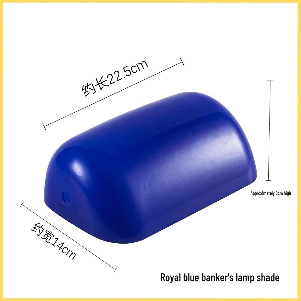 Ретро настольная лампа для банка с абажуром из выдувного стекла нефритового, белого, оранжевого и черного цветов