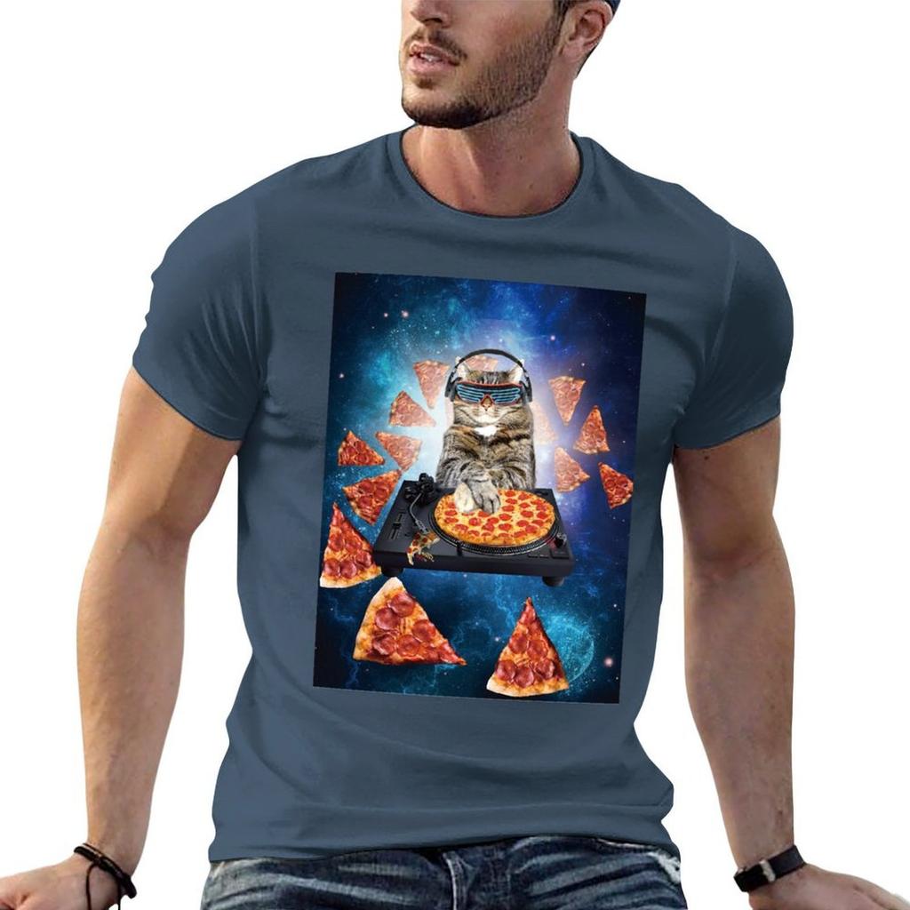 DJ pizza Cat TShirt High Quality Durable TShirt