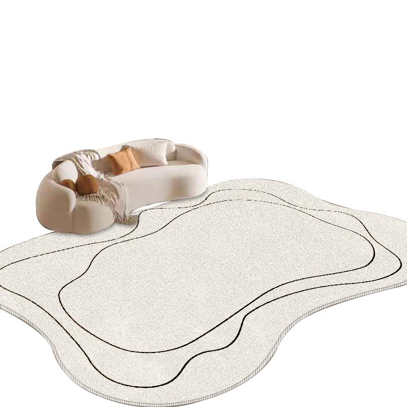 Nordic Irregular Carpet Спальня Прикроватный ковер Впитывающий Грязеотталкивающий Противоскользящий Гостиная Ковер