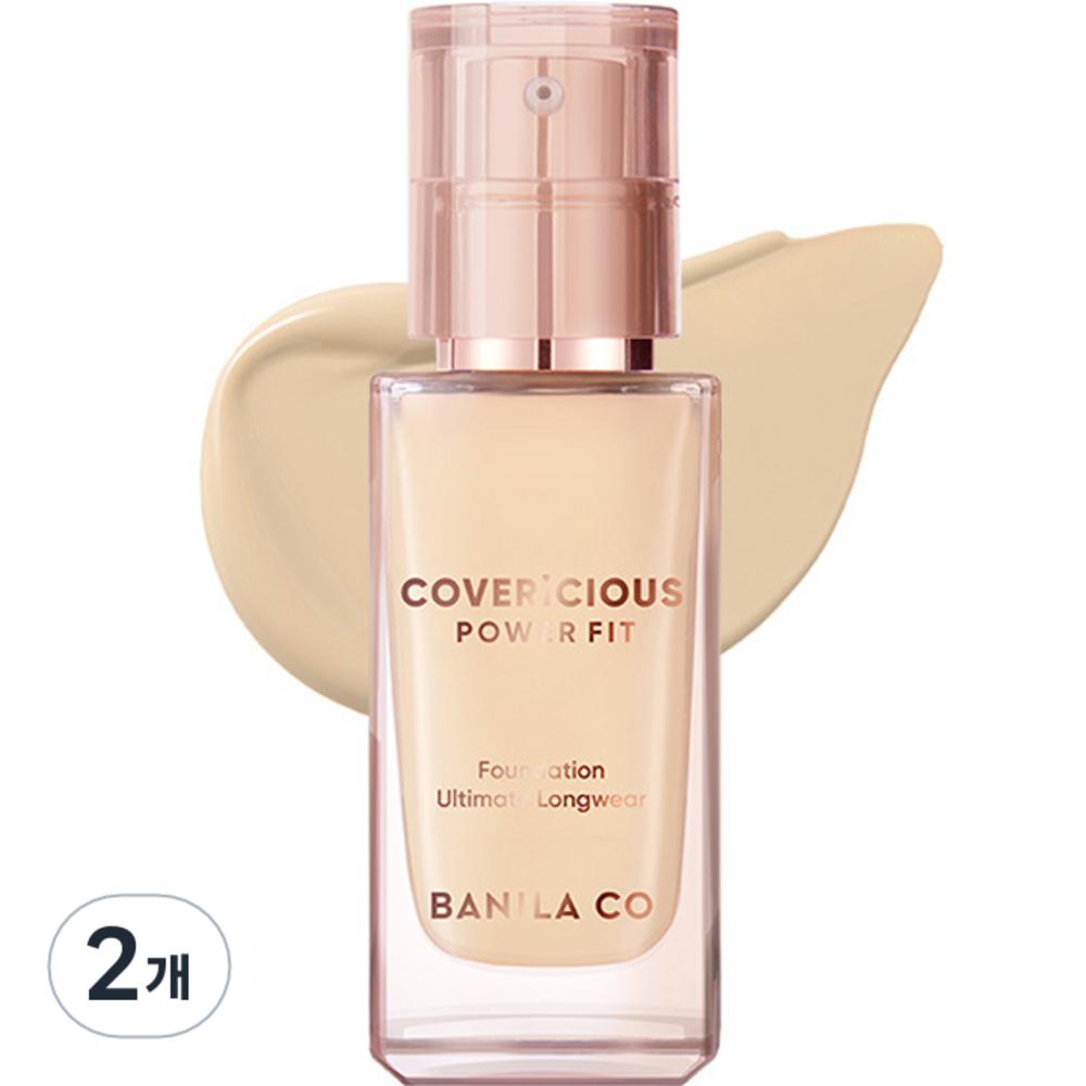 Banila Co Covericious Power Fit Foundation 30ml, 22 Natural, 2 Pcs.