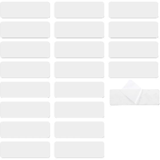 20 PCS Horizontal Blind Repair Tabs, Mini Blind Slat Repair Kit 1 inch Horizontal Blinds Replacement Slat White Blind Fixers for Repairing Damaged