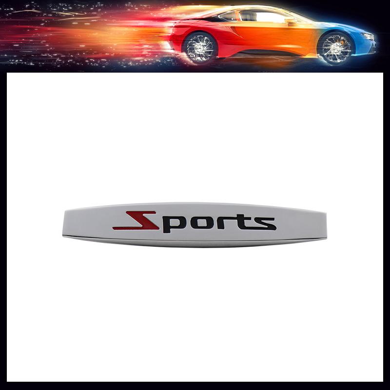 Универсальный Автомобильный 3D Металлический Логотип SPORT Эмблема Значок Наклейка Багажник Крыло Декаль Аксессуары автомобиль Капот Крыло багажник Задний Капот Шильдик Наклейка
