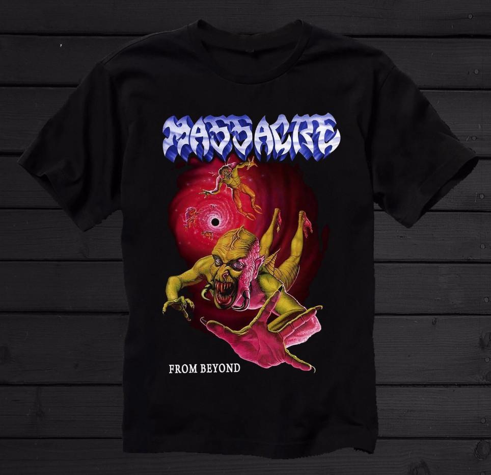 MASSACRE - From Beyond Футболка Черная Мужская S-2345XL Унисекс Футболка