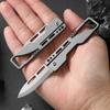 New Mini Titanium Folding Ultra Thin Pocket Women's Keychain Tanto Folding Small Pocket Knife