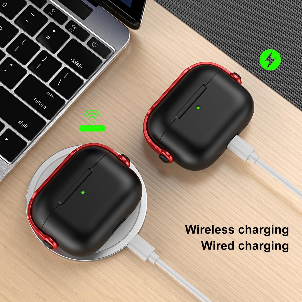 Подставка-держатель для мобильного телефона Чехол для Airpods Pro 3(2025) и Чехол для наушников Airpods 4 ANC 3 2 1 Ударопрочный Защитный