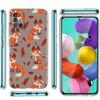 Чехол для телефона с милым мультяшным животным лисой для Samsung Galaxy A51 A71 A21S A12 A11 A31 A41 A52 A32 5G A72 A01 A50 A70, мягкий прозрачный чехол