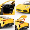 1/24 масштабная модель автомобиля Lotus Emira, игрушечный автомобиль из цинкового сплава со звуком и светом для детей, подарок для мальчиков и девочек