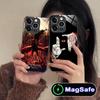 Аниме Алукард Хеллсинг Чехол для телефона iPhone 17 16 15 14 13 12 11 Air Pro Max Plus Mini MagSafe Стеклянный Цветной Чехол Смартфон