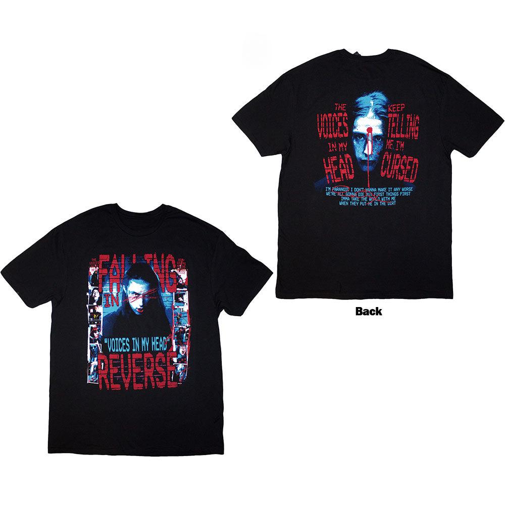 Thorns Falling in Reverse Band TShirt Cotton Graphic Tee Unisex Unisex Summer Streetwear