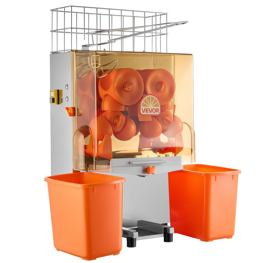 Commercial Orange Juicer Machine, 120W Electric Orange Juice Press, Stainless Steel Orange Squeezer for 20 per Minute, Lemon Citrus Pomegranates