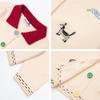 American Vintage Oversized Knit Cardigan Dog Embroidery Color Block Sweater Men Women Couples