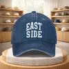 EAST SIDE Adjustable Baseball Cap  Lightweight Vintage Style for Unisex  Women Streetwear Hiking Festival Gift