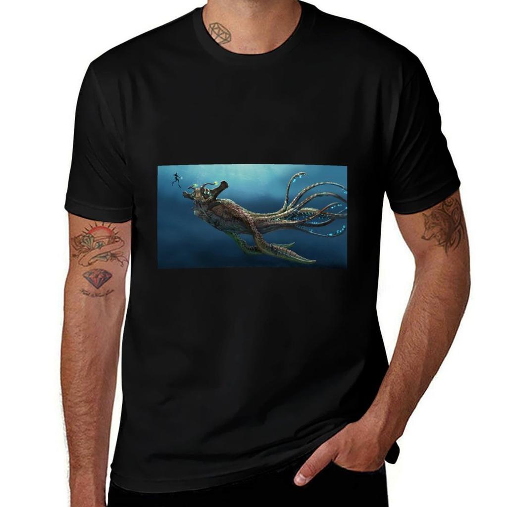 Sea Emperor Transparent T-Shirt Fashion Casual Short Sleeve T-Shirt