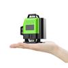 16-линейный зеленый лазерный уровень для использования внутри и вне помещений — автоматическая разметка линий, отличная видимость света.