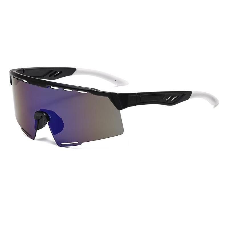European American High-end Integrated Cross-border Windproof Sports Sunglasses Women Colorful Cycling Outdoor Hiking Eye Protection Glasses Men