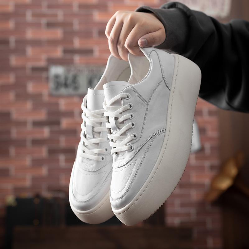 Европейская станция высокие кеды мужские туфли зимние бархатные маффин платформа повседневная спортивная обувь увеличивающая рост папины кроссовки мужские