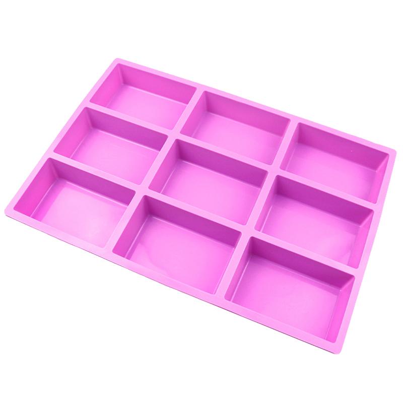 Mini Loaf Pan Bread Baking Tray Cheese Cake Silicone Mold Rectangle Diy Soap Pastry Mould Kitchen Accessories