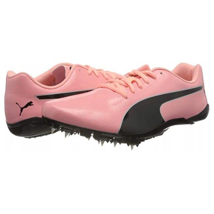 Puma EvoSpeed Carbon Plate Sprint Spikes Unisex Sneakers Pink Black 194934-02