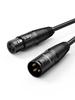 UGREEN XLR Микрофонный Кабель Canon 3M XLR Сбалансированный Совместимый с Конденсаторным AV и Другими Записывающими Устройствами Штекер-Розетка, Кабель, Соединение, Прочный,