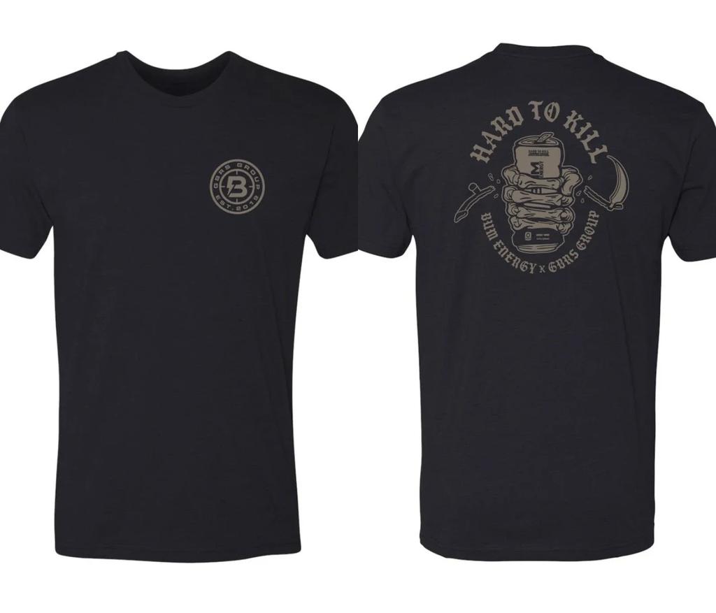 GBRS Group X BUM Energy Grip Matters Short Sleeve Shirt Men T-shirts Heavy Cotton Gym Fitness Sports Loose Male Clothes Top Tees