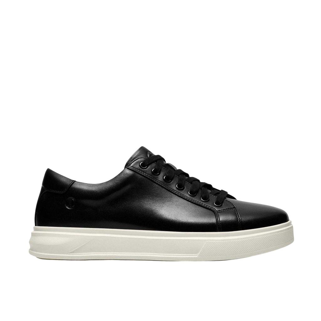Clarks Mens Goswell Leather Low Cut Trainers