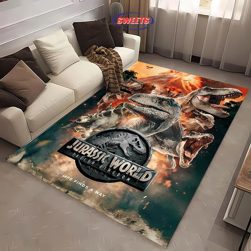 Новые полки! Классический ковер «Парк Юрского периода», выбор для гостиной, спальни, офиса, детской комнаты, нескользящий, машинная стирка