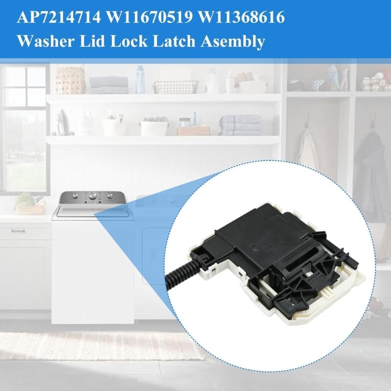 Замок крышки стиральной машины в сборе WH08X32657 Сервисные replacement kits замка крышки стиральной машины Стиральная машина Замок крышки Прочный