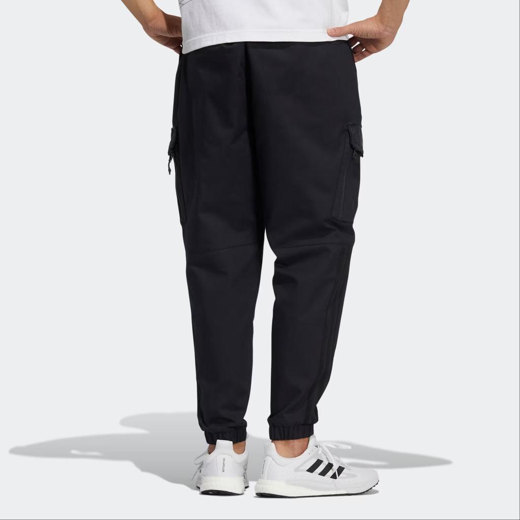 adidas Брюки карго мужские черные умеренные HD0353