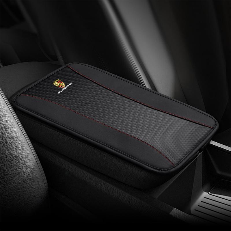 Для Porsche KO2 Высококачественные автомобильные подлокотники Центральная консоль Подкладки под руку Для Porsche Cayenne Panamera Macan 911 718 Taycan Boxster Cayman 918 Pajun