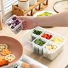Холодильник Слив для продуктов Коробка для сохранения свежести Коробка для хранения имбиря, чеснока, лука, перца Корзина для слива фруктов и овощей Кухонный органайзер