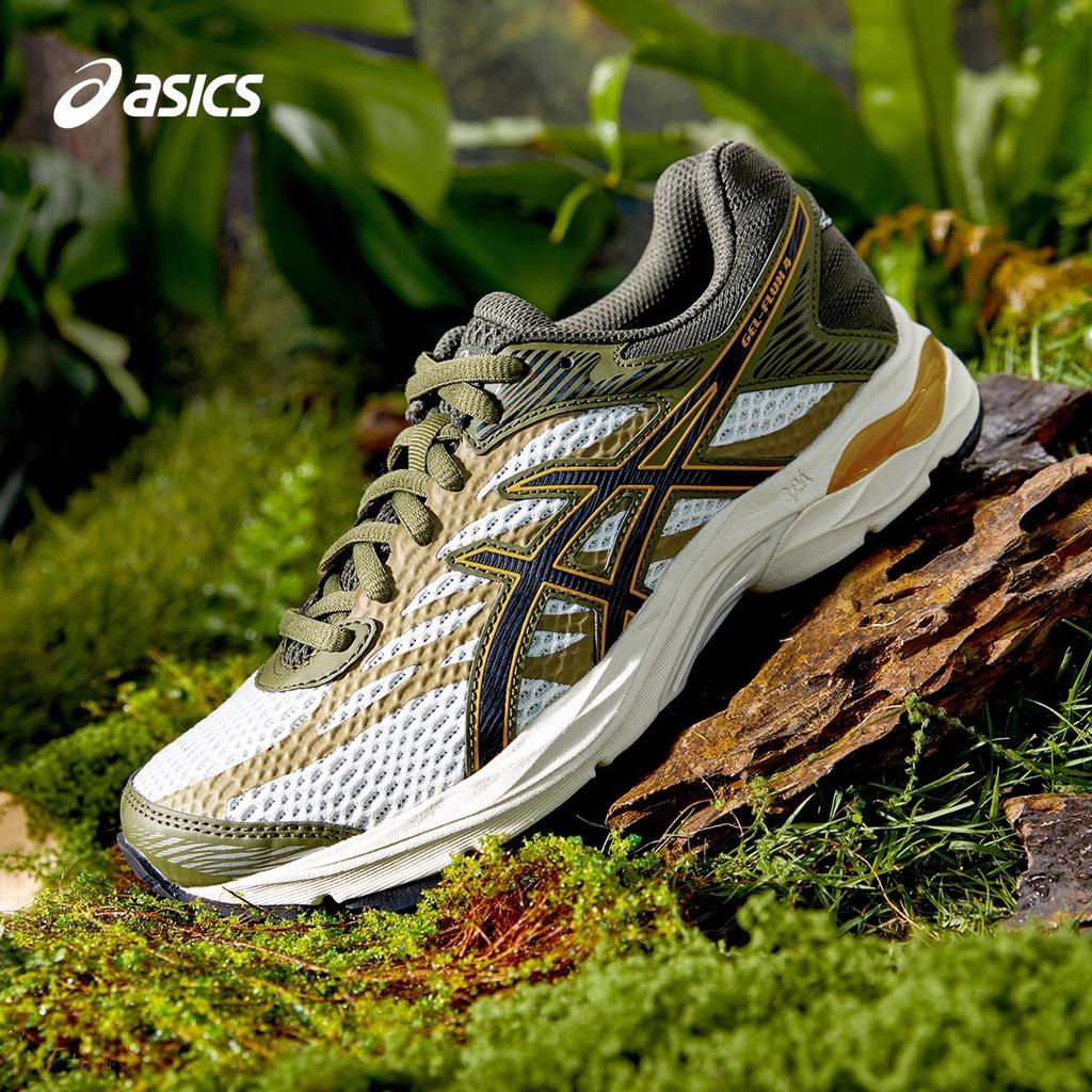 Asics Gel-Flux 4 Удобные Прочные Низкие Детские Кроссовки для Бега Детские кроссовки Черные Серые 1014A321-002