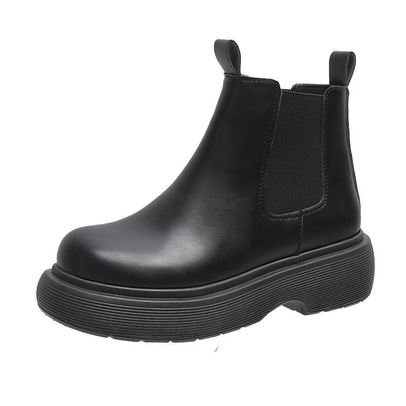 Новые роскошные ботинки челси женские ботильоны зимние ботинки на толстой платформе ботильоны на толстом каблуке бренд Designerjk9