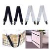 4pcs Adjustable Bed Sheet Fasteners Straps Elastic Mattress Cover Corner Holder Clip Grippers Suspender Cord Hook Loop Clasps