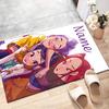 Custom KPop Demon Hunters Mat Personalized Name, Polyester Washable Indoor Entryway Rug, Gift for Christmas, Easter, Thanksgiving Day