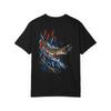 Northern Pike Cattail Fishing T-Shirt Black Back Print Comfort Colors 1717