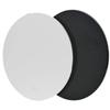 Alumania The Hard Surface Made of Aluminum Supports Accurate Mouse Round Reversible Metal Mouse Pad Operation. [SILVER]