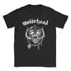 Лучшие футболки Motorhead для мужчин и женщин, забавные футболки с коротким рукавом и круглым вырезом, хлопковая одежда