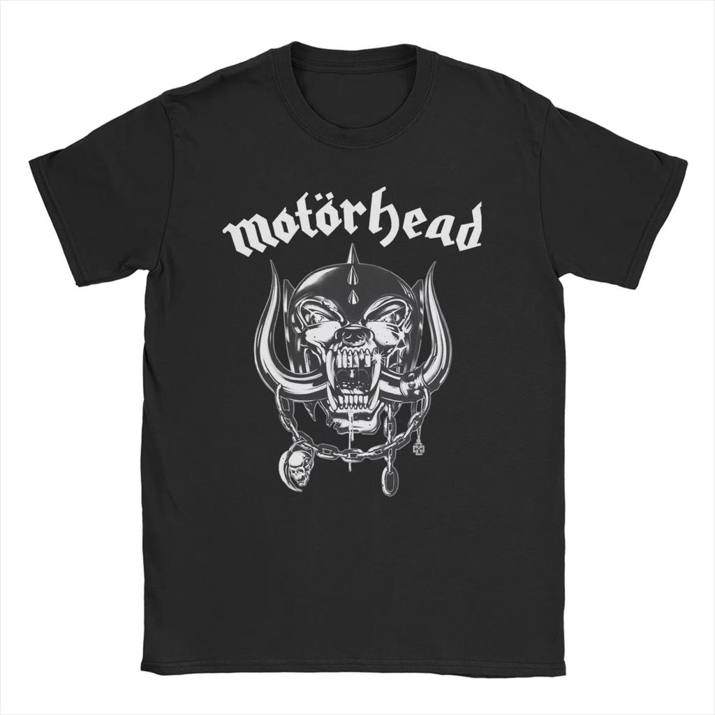 Лучшие футболки Motorhead для мужчин и женщин, забавные футболки с коротким рукавом и круглым вырезом, хлопковая одежда