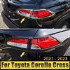 For Toyota Corolla Cross XG10 2024 2024 2024 ABS Car Taillight Lamp Decoration Frame Cover Rear Light Trim Stickers Accessories