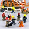 Управление огнем Носилки Лестница Спасение Минифигурка Строительный блок Город Фигурка Части MOC Кирпичи Модель Наборы Образовательные игрушки
