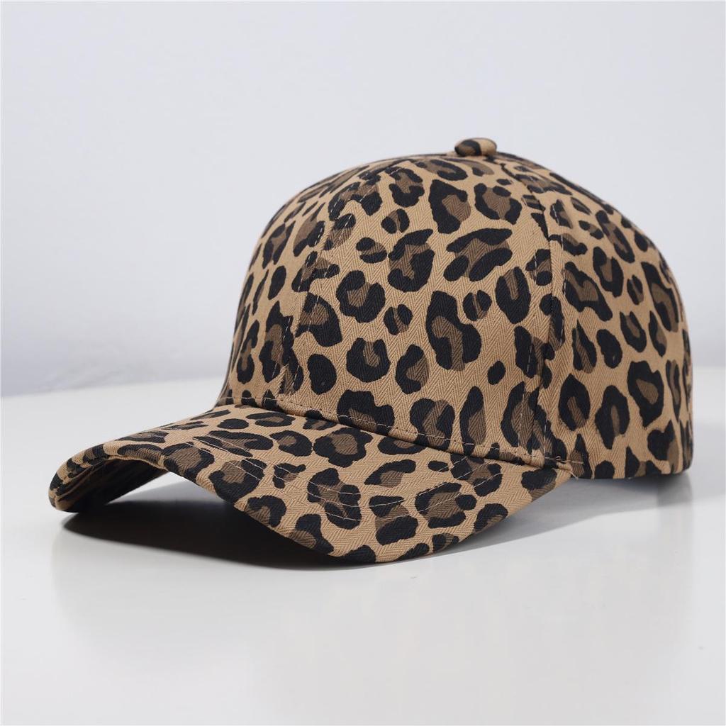 Женская кепка-утка с леопардовым принтом - Дышащая, защита от солнца для путешествий на открытом воздухе