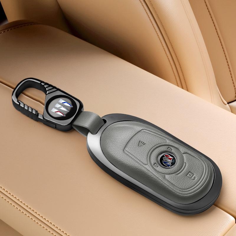 Совместимый чехол для ключей для Buick Encore, Envision, Regal, Envision GX/Flag Моделей, Дизайн с пряжкой-ракушкой.