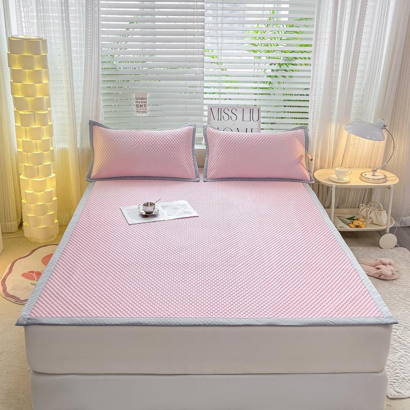 Комплект холодного коврика Ice Bean Ice Bean класса A 3D, состоящий из трех простыней, которые можно стирать в машине, натяжной простыни, летнего мягкого коврика с кондиционером