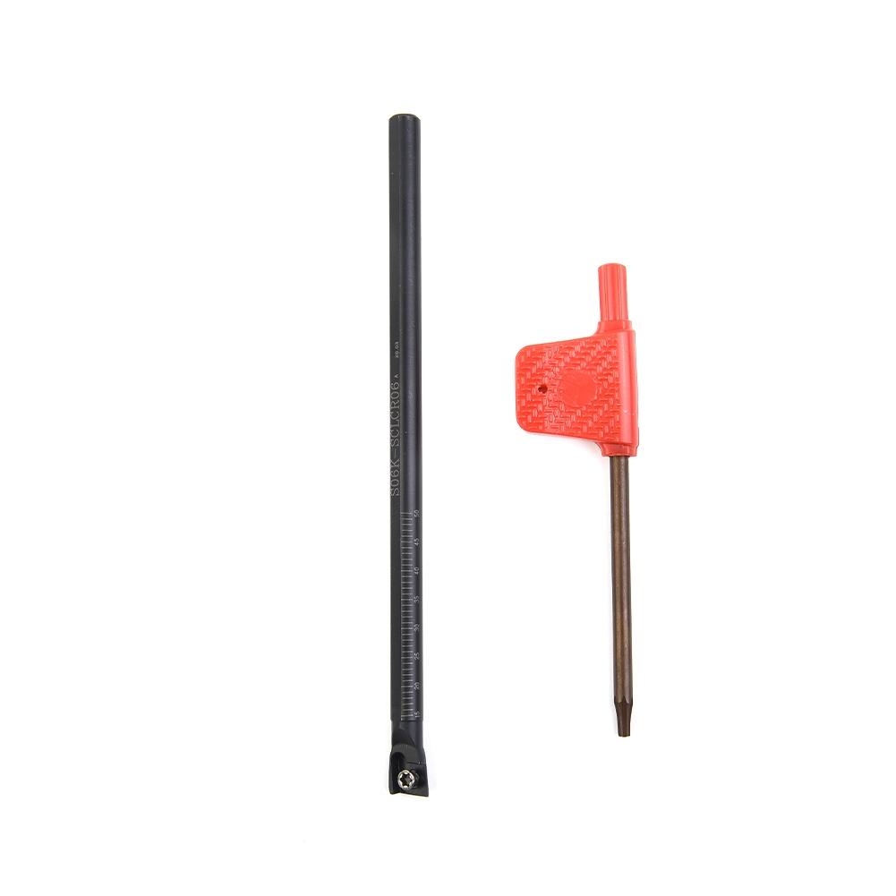 Металлический материал SCLCR06 токарный расточный резец с CCMT060204HM вставкой 67810 мм