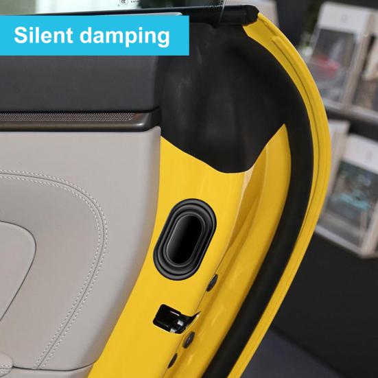 4/6/8/10 шт. амортизаторы для дверей автомобиля, простая установка, универсальные звукоизоляционные утолщенные силиконовые упоры для дверей автомобиля