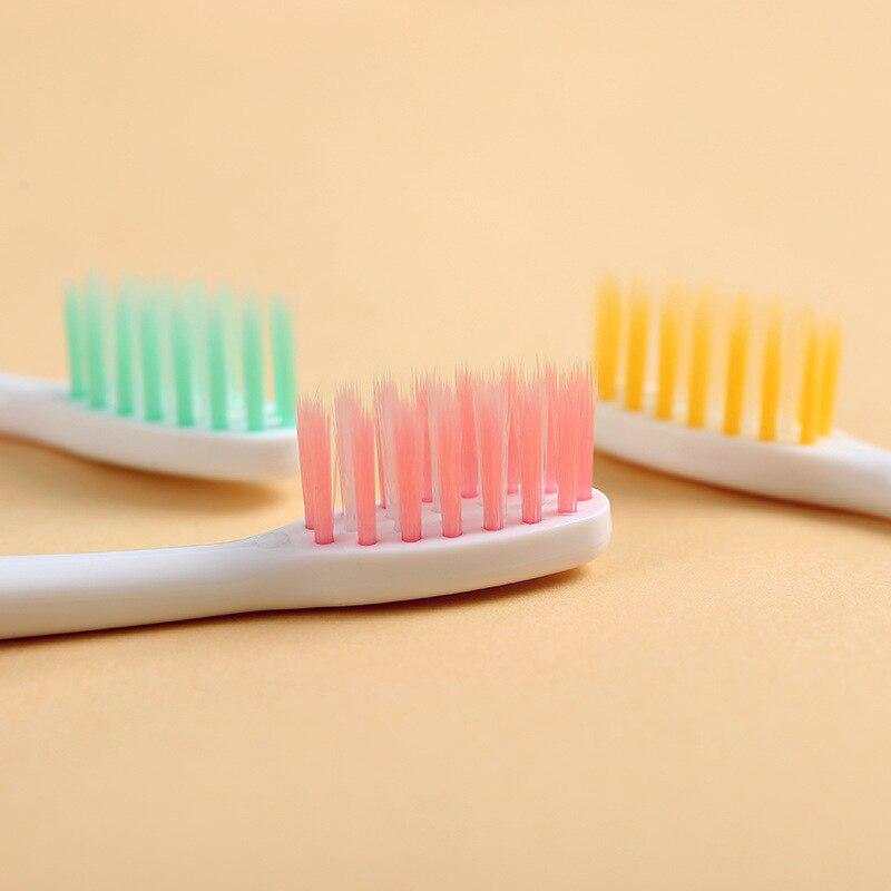 4 шт. / Упак. Детская зубная щетка с мягкой щетиной с мультяшным кроликом, силикагель, присоска, зубная щетка с маленькой головкой