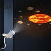 Projection Lamp for Nursery 2 in 1 Star Projector Night Light, USB Space Nebula with 360 Rotating Light Degree Film, Car Interior Home Bedroom Ambient